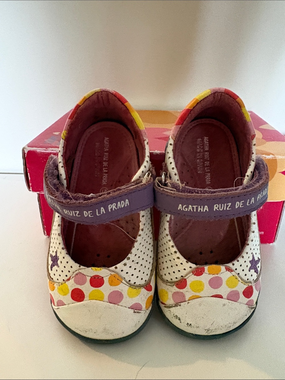 Agatha Ruiz de la Prada Girls Mary Jane Shoes EU 21 Made in Spain